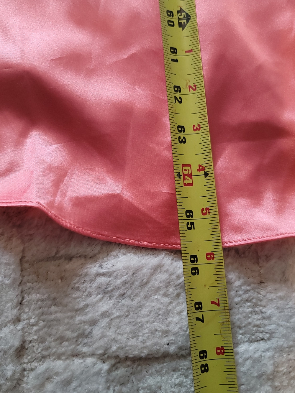 NWT WEAR YOUR LOVE Coral Satin Corseted Formal Gown High Slit Size 22 - Picture 13 of 16